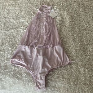 NWT LA Perla bodysuit Lilac size M